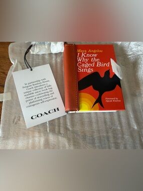 Coach Book Charm Maya Angelou I Know Why the Caged Bird Sings